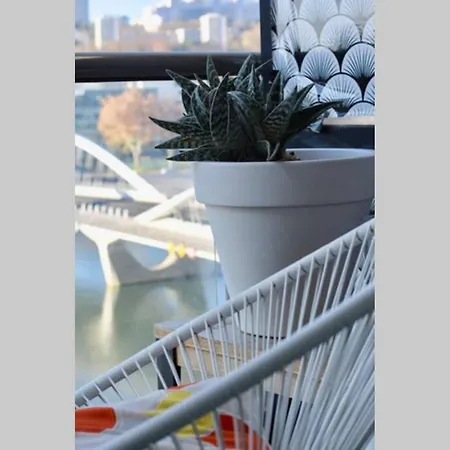 West Side - Full River View - Spacious - De Luxe Apartment Lyon